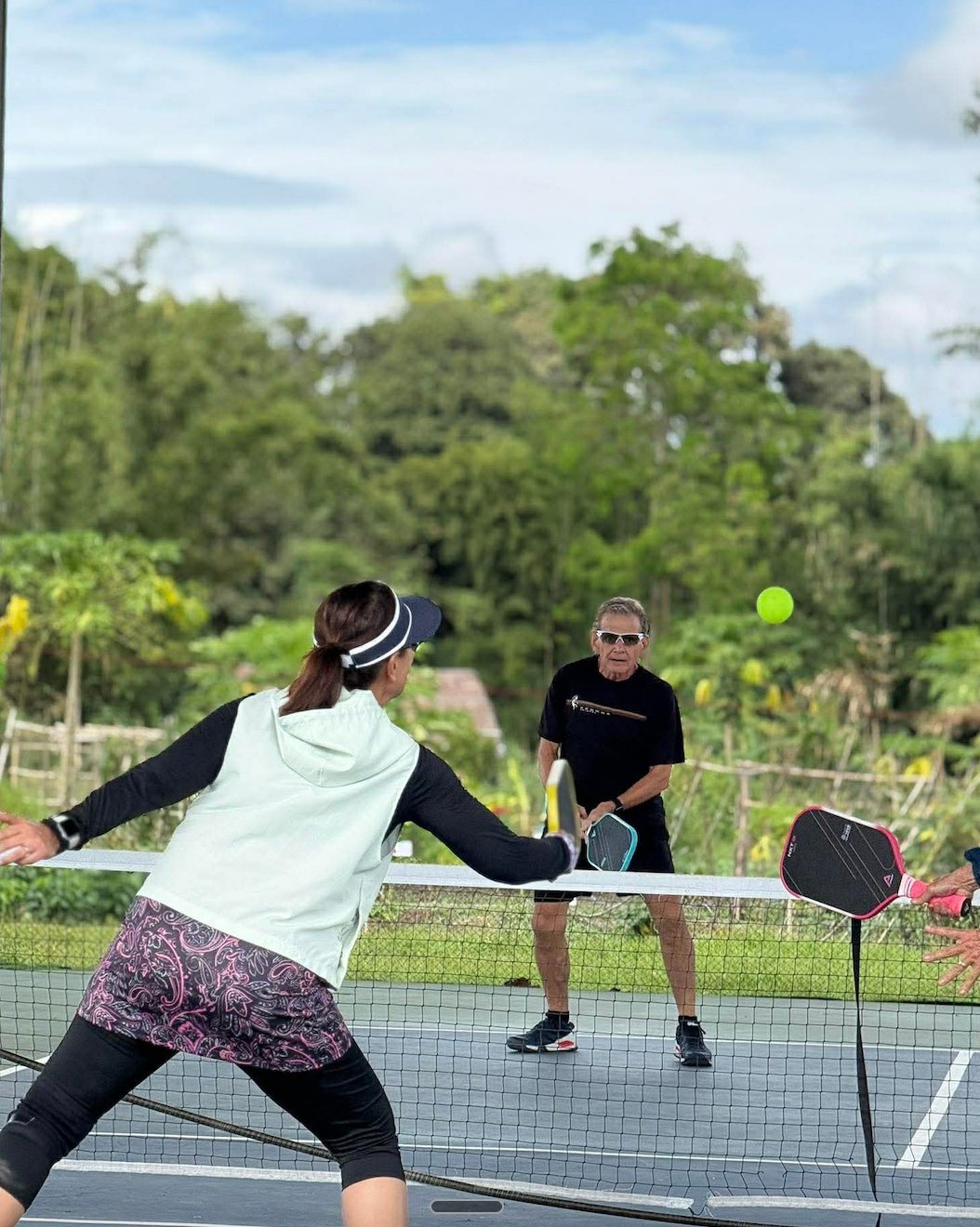 Pickleball on the camp courts