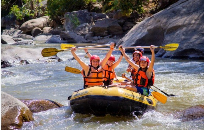 White-water rafting on the rivers near Chiang Rai