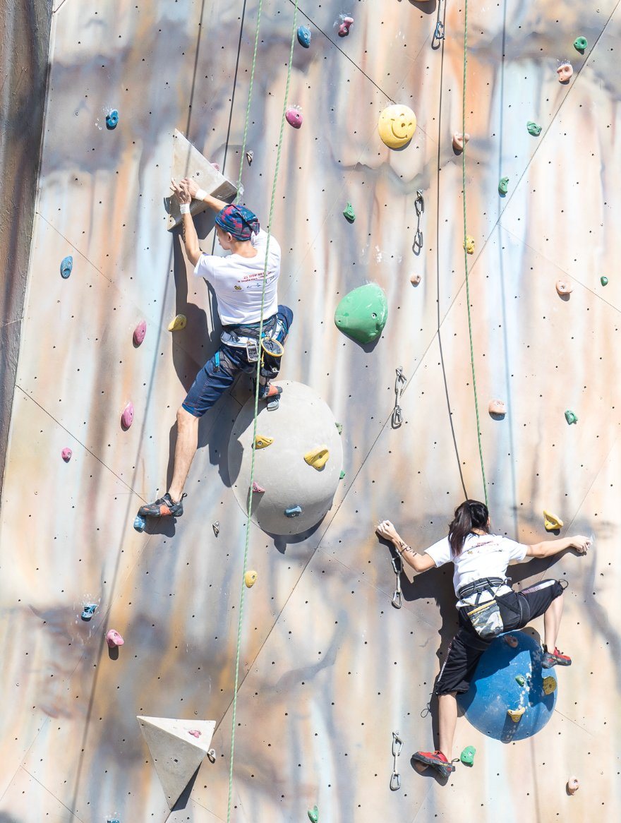 Rock climbing near Chiang Rai